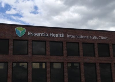 Sign on Building for Essentia Health
