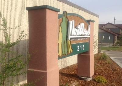 outdoor sign for Northland Couneling Center Inc
