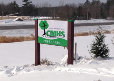 Marquee sign for Children's Mental Health Services