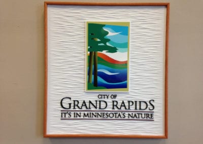 ADA interior sign for the city of Grand Rapids